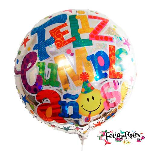 Happy Birthday Metallic Balloon